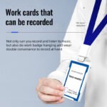 Creative design of work card appearance,multifunctional voice recorder ( white colour ) - Image 21