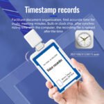 Creative design of work card appearance,multifunctional voice recorder ( white colour ) - Image 22