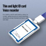Creative design of work card appearance,multifunctional voice recorder ( white colour ) - Image 20