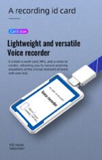 Creative design of work card appearance,multifunctional voice recorder ( white colour ) - Image 19