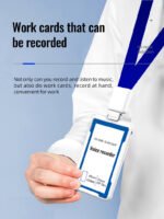 Creative design of work card appearance,multifunctional voice recorder ( white colour ) - Image 17