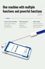 Creative design of work card appearance,multifunctional voice recorder ( white colour ) - Image 15