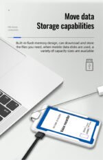 Creative design of work card appearance,multifunctional voice recorder ( white colour ) - Image 6