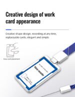 Creative design of work card appearance,multifunctional voice recorder ( white colour ) - Image 4
