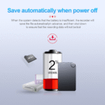 Smart Voice Recorder, Audio Recorder with Transcribe & Summarize, 64GB Memory, Meetings, Interviews, Black - Image 10